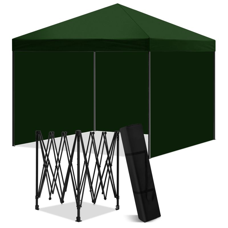 Pawilon Namiot ogrodowy handlowy cateringowy Heckermann 3x3m Ciemna zieleń 1szt