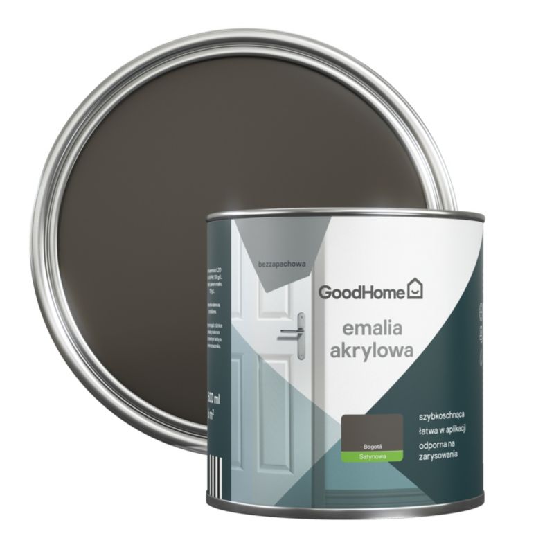 Emalia akrylowa plamoodporna GoodHome bogoO14:O65ta 0,5 l