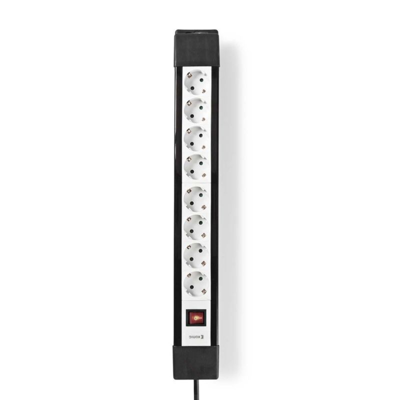 Listwa przeciwprzepięciowa Nedis EXSO830F1PRO 8 gniazd kabel 3m - 1 szt.