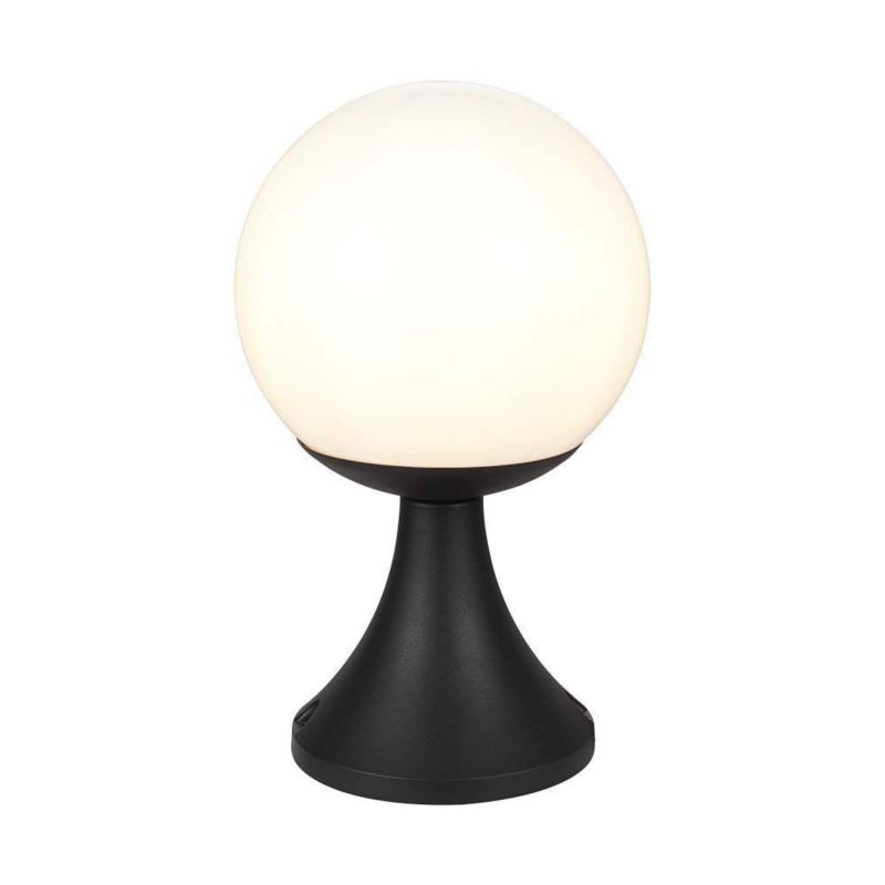 Lampa ogrodowa stojąca V-TAC 1230 czarno-biała kula 1 x E27 x 20W IP44 wym: 33 x 20 x 20 cm - 1 szt.