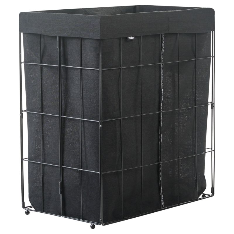 Kosz na pranie Culpina Metal Czarny 100 L 1 szt.