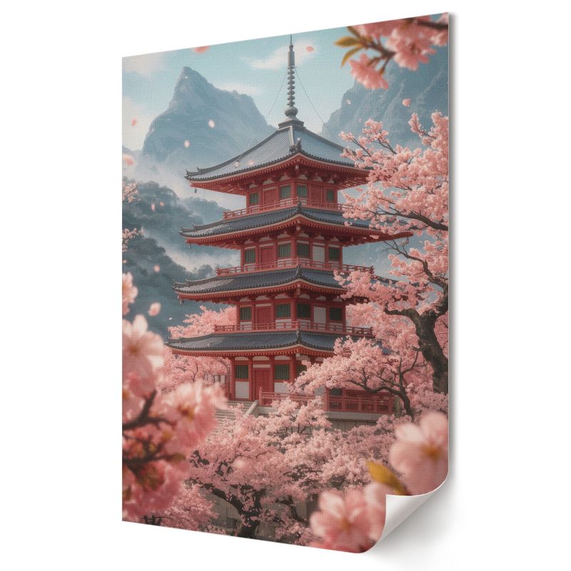 Plakat canvas Wallfluent Format A3 Piękno Japonii Artysta Elena Rossi 1 szt.
