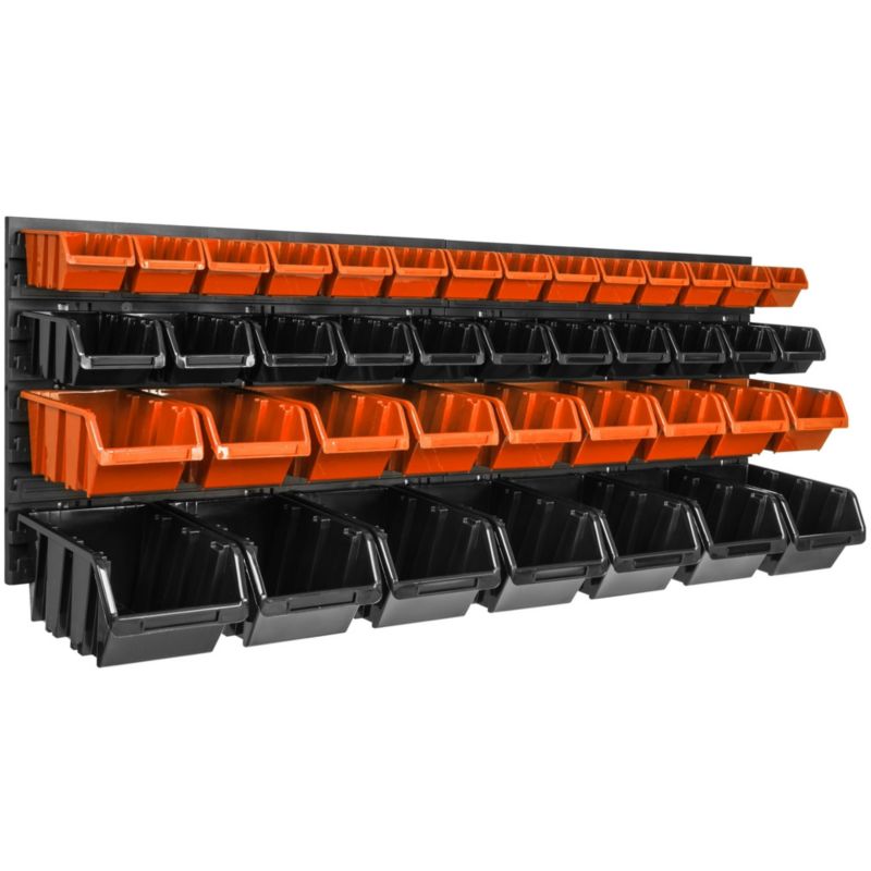 Tablica narzędziowa botle 115 x 39 cm ścianka warsztat 41 kuwet garaż uchwyty haki 1 szt