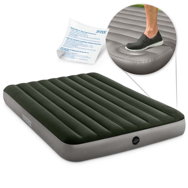 Materac dmuchany Intex 64763 dwuosobowy z wbudowaną pompką 203x152x25 cm 1szt.