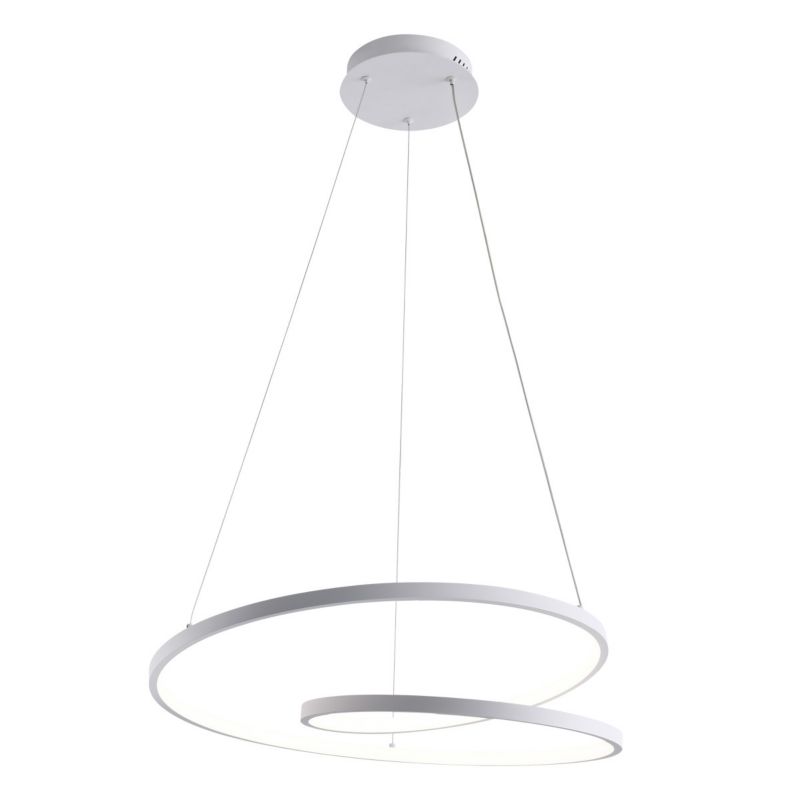 Lampa wisząca Italux REINA biała piaskowana 1 x LED 40W 2600lm wym:150x60x60cm IP20 -1 szt.
