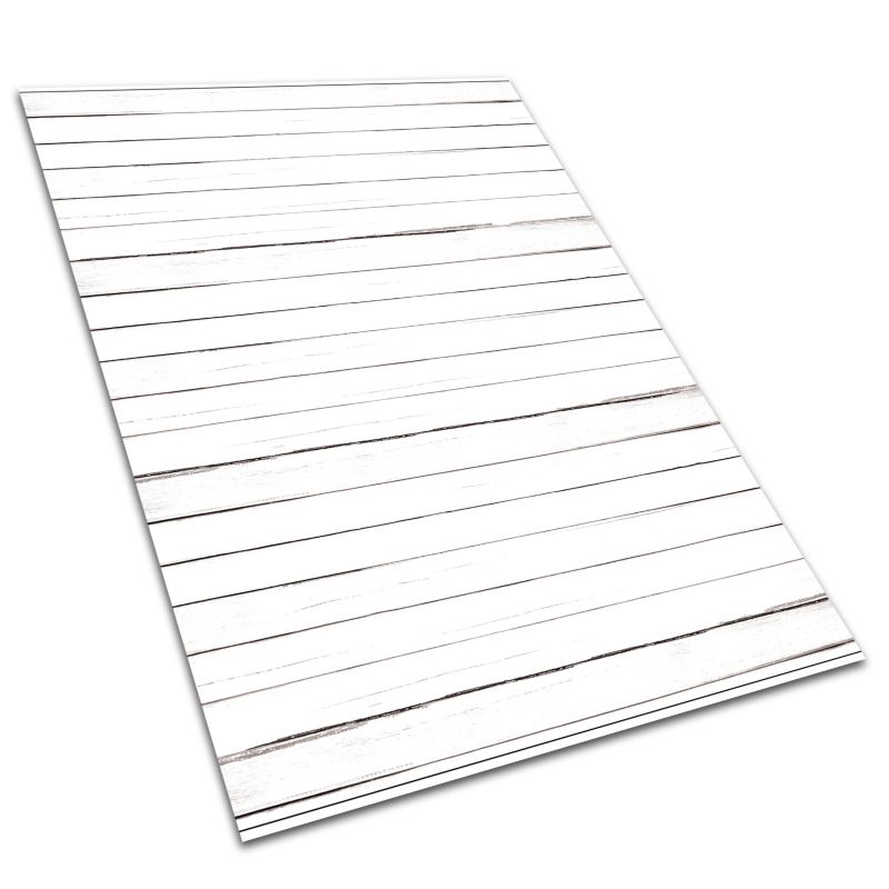 Winylowy Dywan Tarasowy Tulup 100x150 cm Balkon Ogród Patio Stare białe deski 1 szt.
