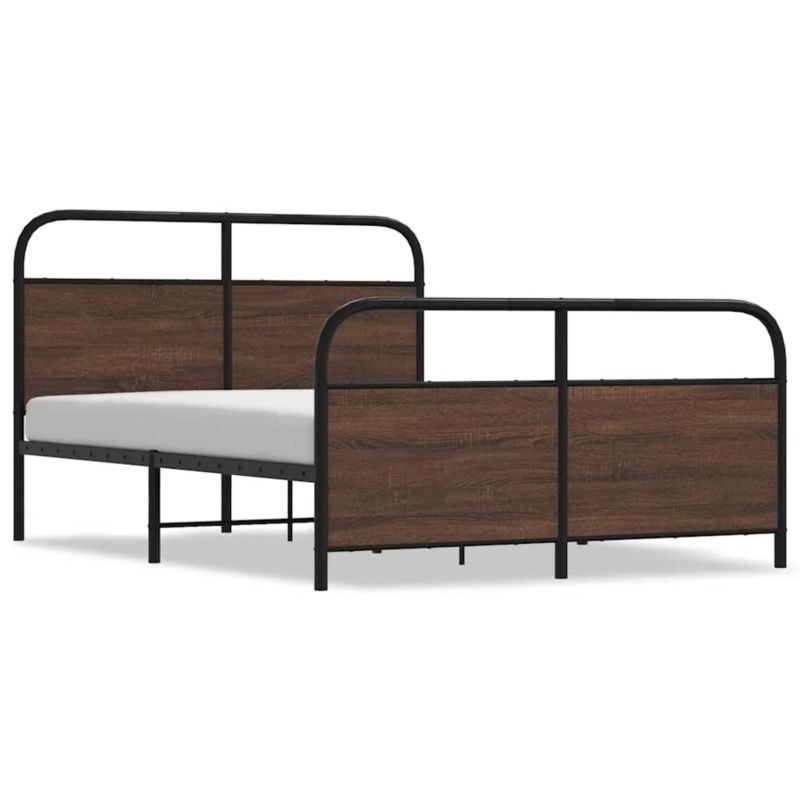 Łóżko metalowe WaszeMeble 137x190 cm brąz WM-3318660 1 szt.