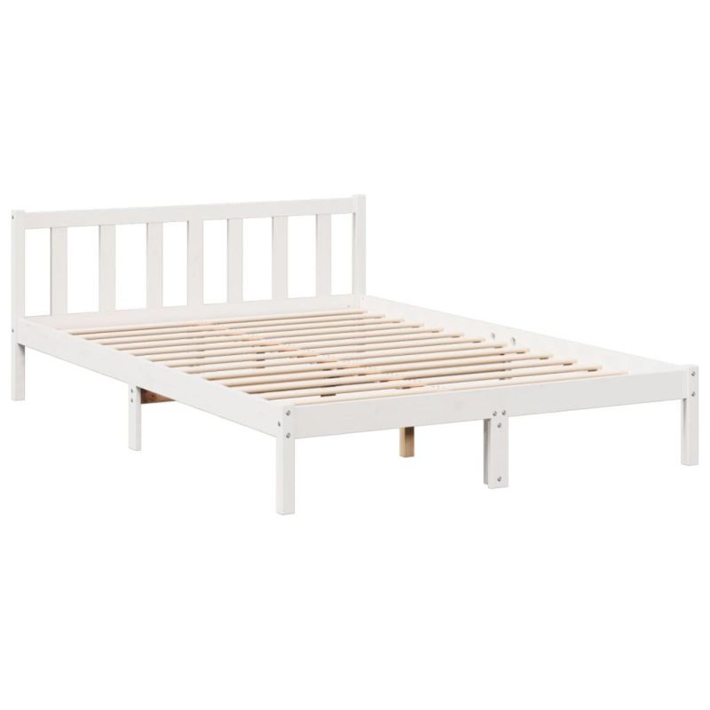 Łóżko drewniane WaszeMeble 140x220 cm białe WM-852449 1 szt.