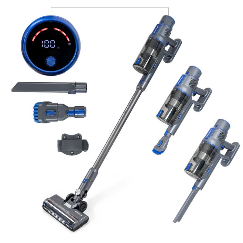 Odkurzacz Bergmann HAX 121 bezprzewodowy pionowy filtr HEPA elektroszczotka 2w1 450W 1 szt.