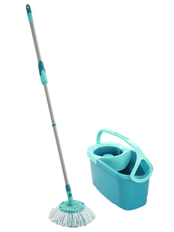 Mop obrotowy Leifheit Clean Twist Ergo, teleskopowy drążek, 1 szt.