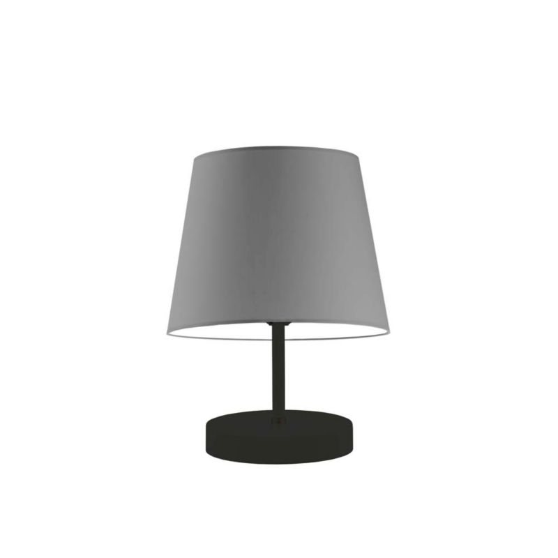 Lampka Nocna Volta Light Factory Picolo Abażur Szary Stożek 1xE27 1szt.