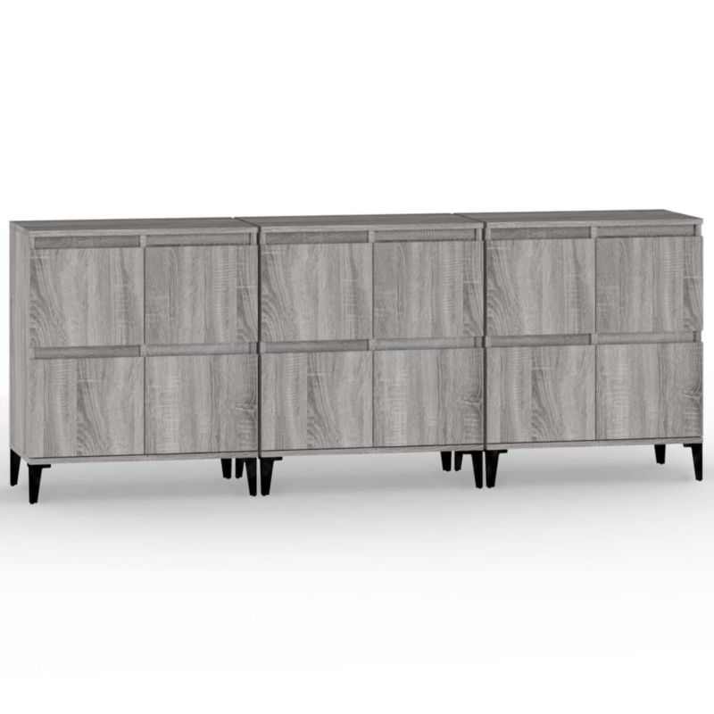 Szafka vidaxl 3185781 szary 3 szt
