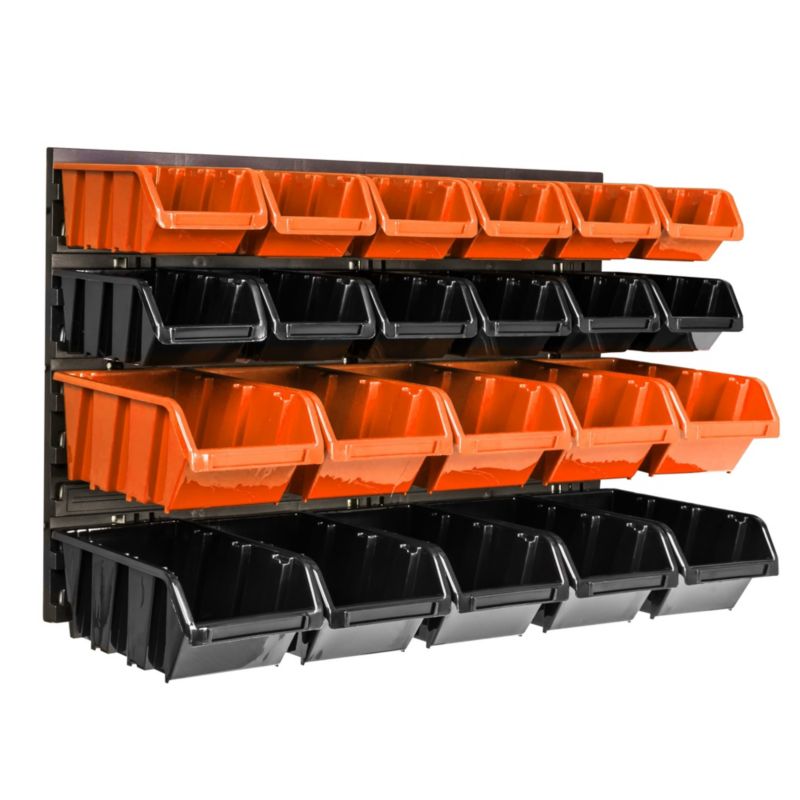 Tablica narzędziowa botle 58 x 39 cm ścianka warsztat 22 kuwet garaż uchwyty haki 1 szt