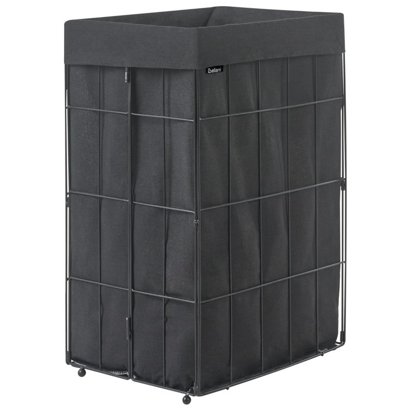 Kosz na pranie Culpina Metal Czarny 72 L 1 szt.