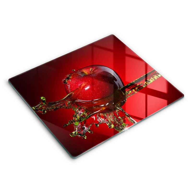 Szklana deska do krojenia Wallfluent 60x52 cm Owoc jabłko w wodzie 1 szt.