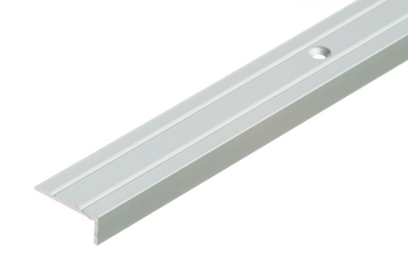 Profil schodowy Cezar Srebrny 2000x25x10mm aluminiowy 1 szt.