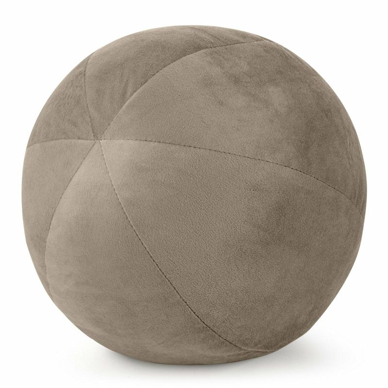 Poduszka GAJA 4 Eurofirany kula 24 cm ciemnobeżowa velvetowa 1 szt.