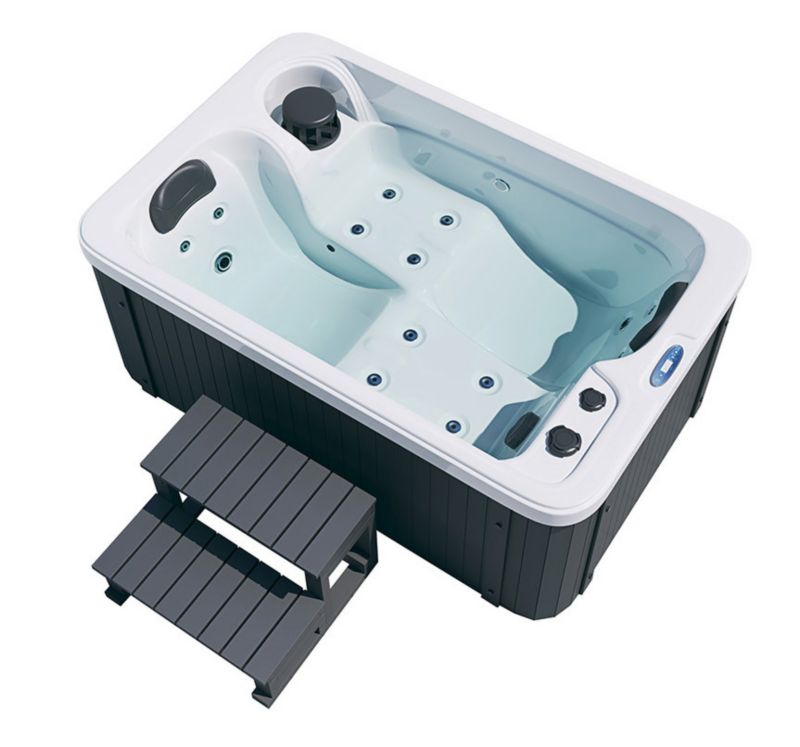 Wanna SPA zewnętrzna COIL dla 2 osób z pokrywą termiczną i schodkami 175x115cm 1szt.