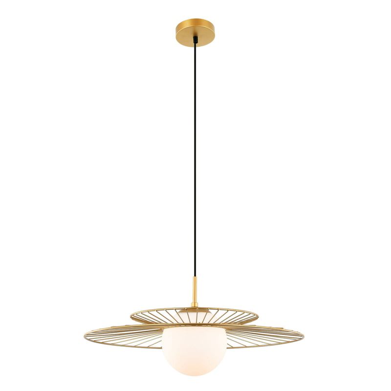 Żyrandol Italux Sarah 9943 złoto-biały nowoczesny 1xE27 x 40W 1 szt.