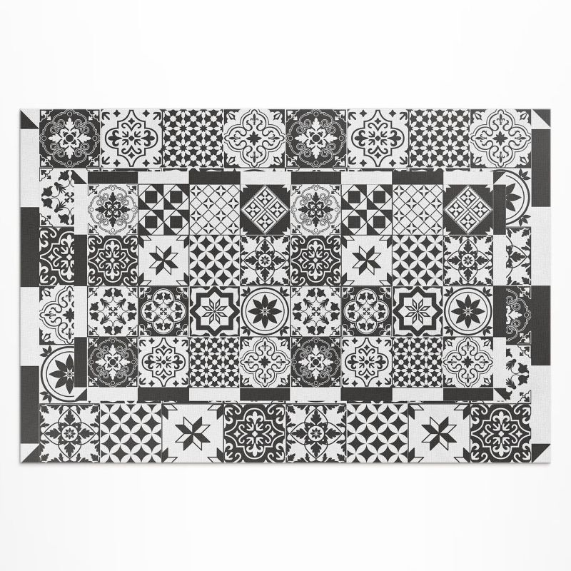 Dywan Winylowy Zewnętrzny Wallfluent 100x150 cm Hiszpańskie kafelki wzorzysta mozaika 1 szt.