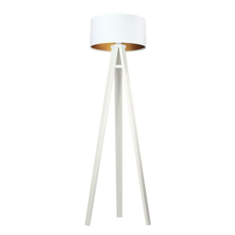 Lampa Bps Koncept stojąca HOME 40 biała/złota/biała 1 szt