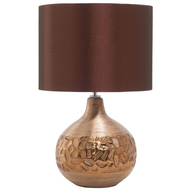 Lampa stołowa Yakima Porcelana Brązowy 1 szt.