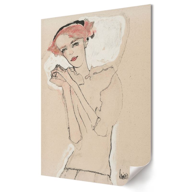 Plakat na ścianę Wallfluent Format A1 Portret kobiety I Artysta Egon Schiele 1 szt.