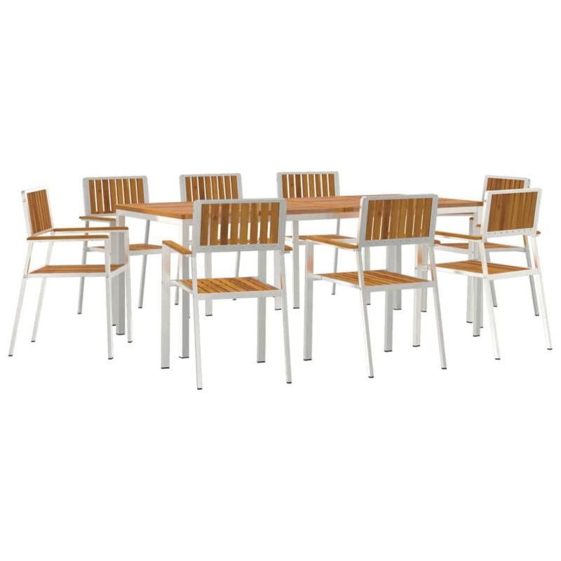 Zestaw mebli ogrodowych jadalniany WaszeMeble 8-osobowy brązowy WM-3334796 1 kpl