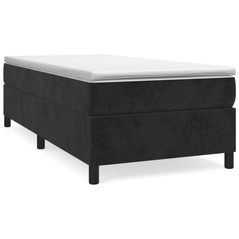 Łóżko kontynentalne WaszeMeble 100x200 cm czarne WM-3144665 1 szt.