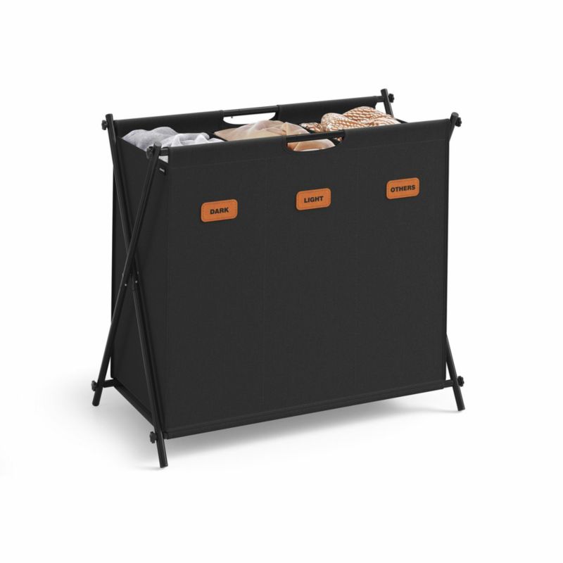 Kosz na pranie SONGMICS 3 komory 135 L 70x40x66 cm 1 szt.