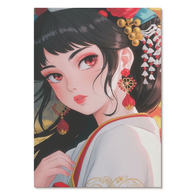 Plakat na Ścianę Tulup 29,7x42 cm (A3) Spojrzenie anime Do salonu, sypialni, 1 szt.
