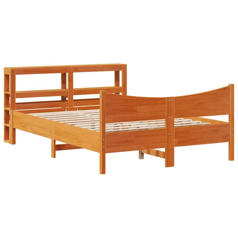 Rama łóżka WaszeMeble 150x200 cm Woskowy brąz sosna WM-3306302 1 szt.