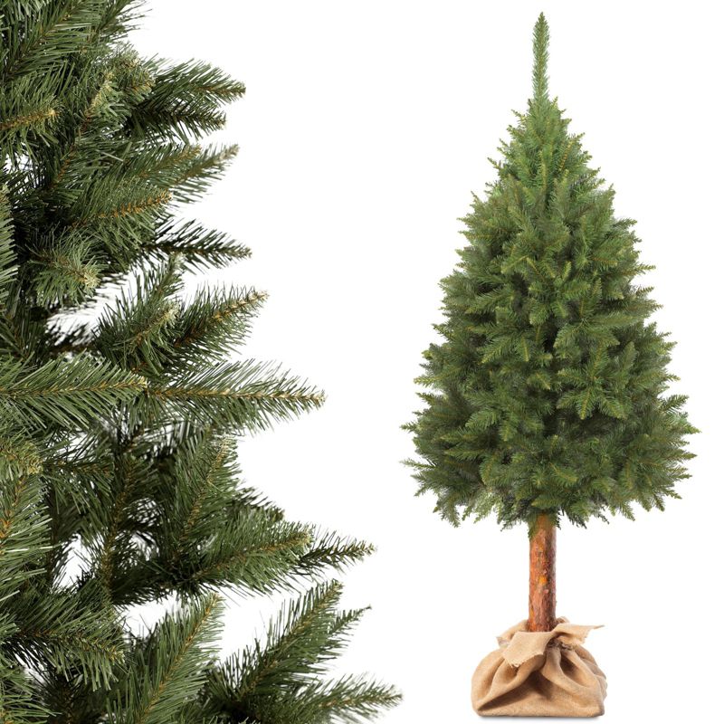 Choinka na pniu KADAX sztuczna 180 cm świerk naturalny 1 szt.