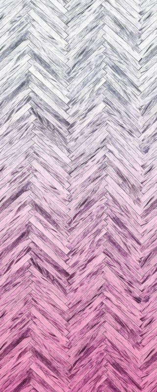 fototapeta Sanders & Sanders panel w jodełkę różowym 100 x 250 cm - 1 rol.