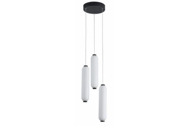 Lampa wisząca Reality Catkin 2532 czarna nowoczesna wbudowany LED 8W 1 szt.