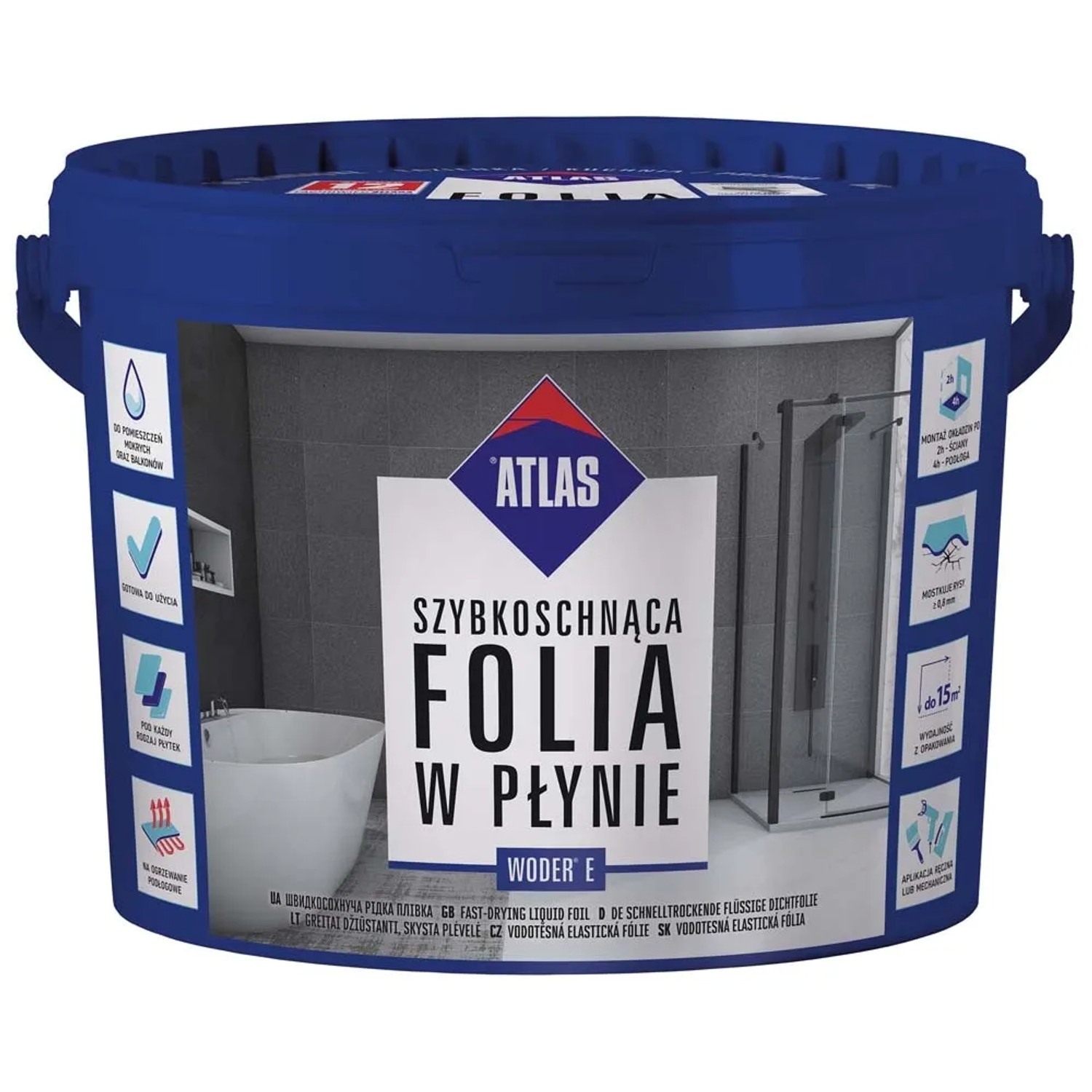 Atlas Szybkoschnąca folia w płynie 15 kg