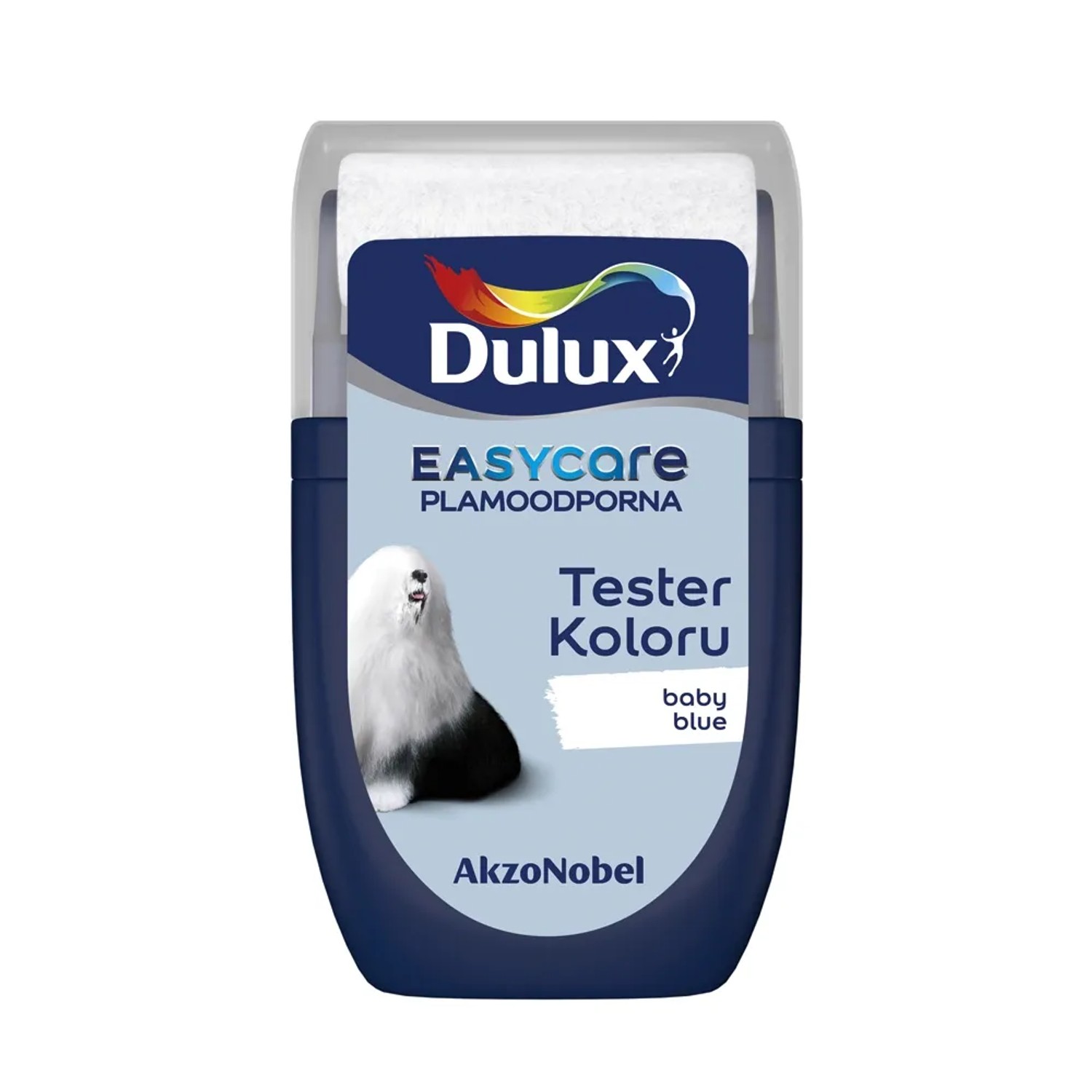 Tester farby Dulux Easy Care baby blue 30 ml