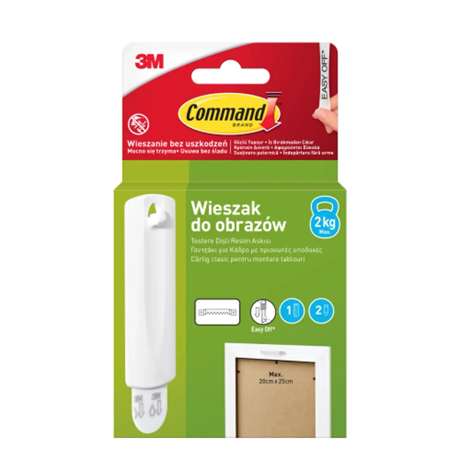 3M Command Haczyk do ramek do 1,8kg 1 szt.