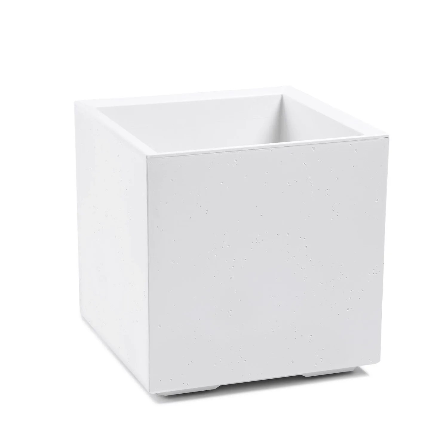 Kwietnik Karo beton kremowy - 40 cm