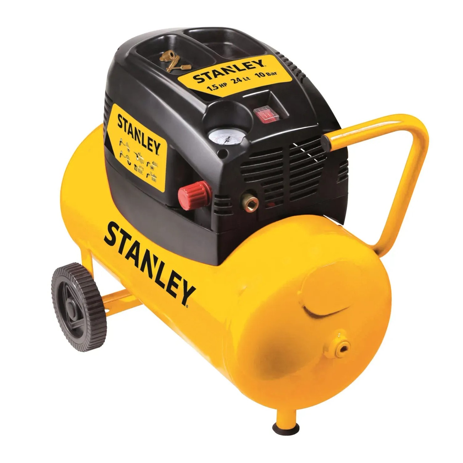 Stanley Kompresor bezolejowy 24L 10 bar
