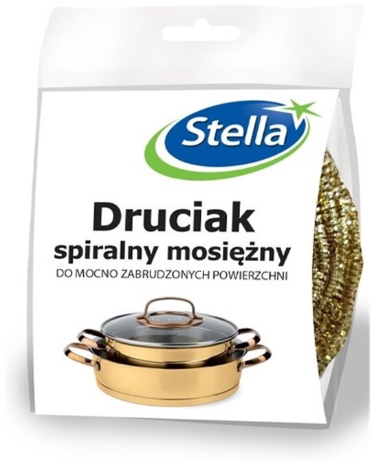 Druciak Stella, spiralny, mosiężny, 1 sztuka