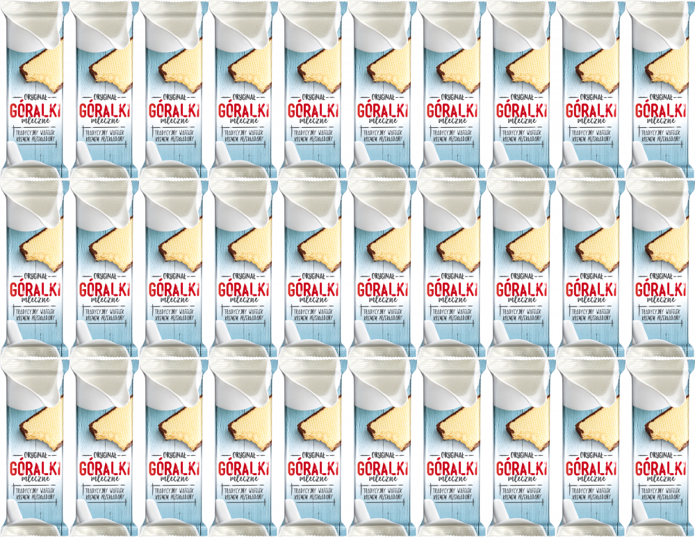 72x Wafelek Góralki, mleczny, 45g