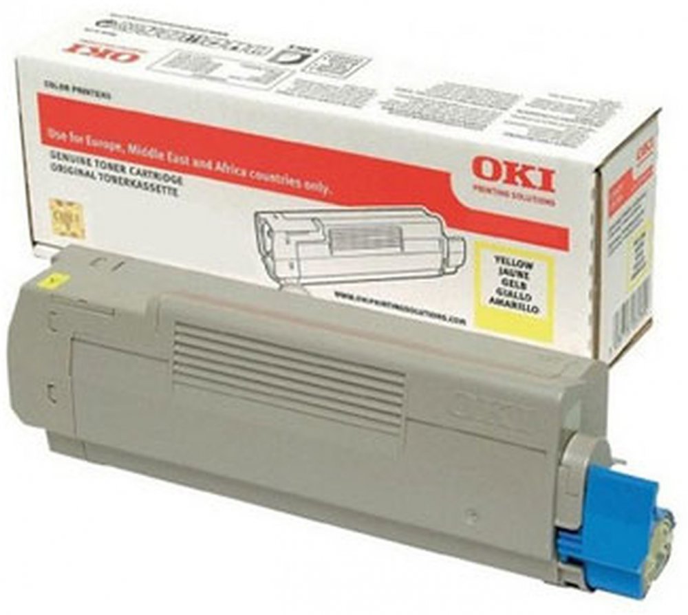 Toner OKI (46443101), 10000 stron, yellow (żółty)
