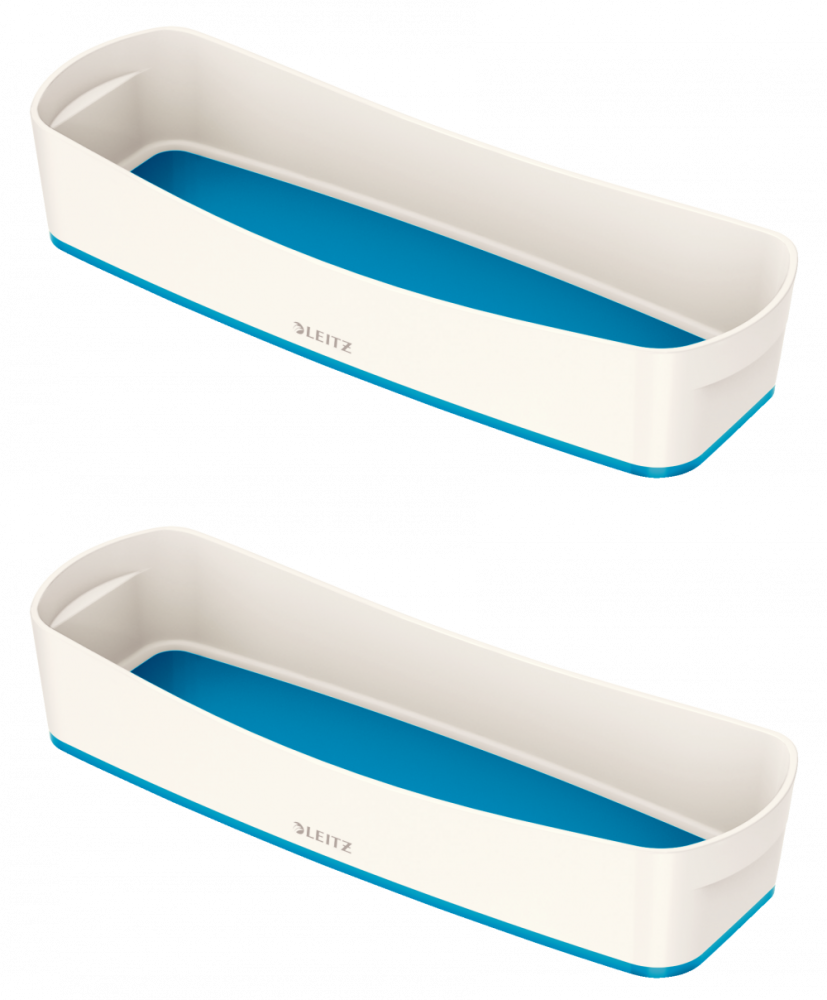 2x Pojemnik podłużny Leitz, MyBox, 307x105x55mm, biało-niebieski