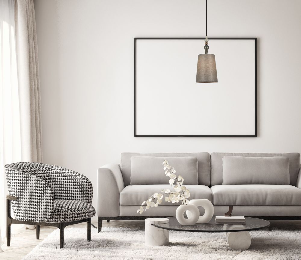 Italux Nerom lampa wisząca 1x60 W czarna PND-22374C-BK