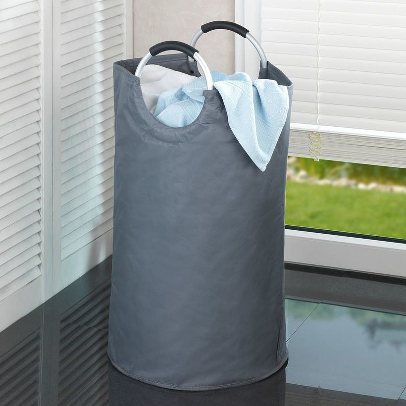 Wenko Stone kosz na pranie 69 l antracytowy 3440803100 - Wysyłka w 24h