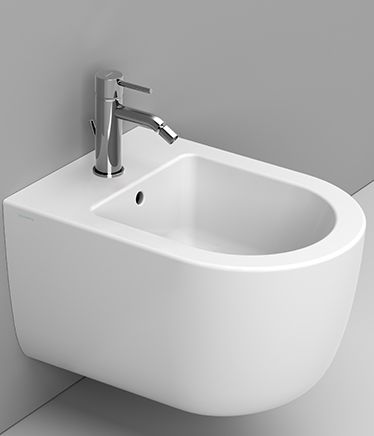 Ceramica Dolomite Mirto Round Short bidet wiszący biały mat D473641