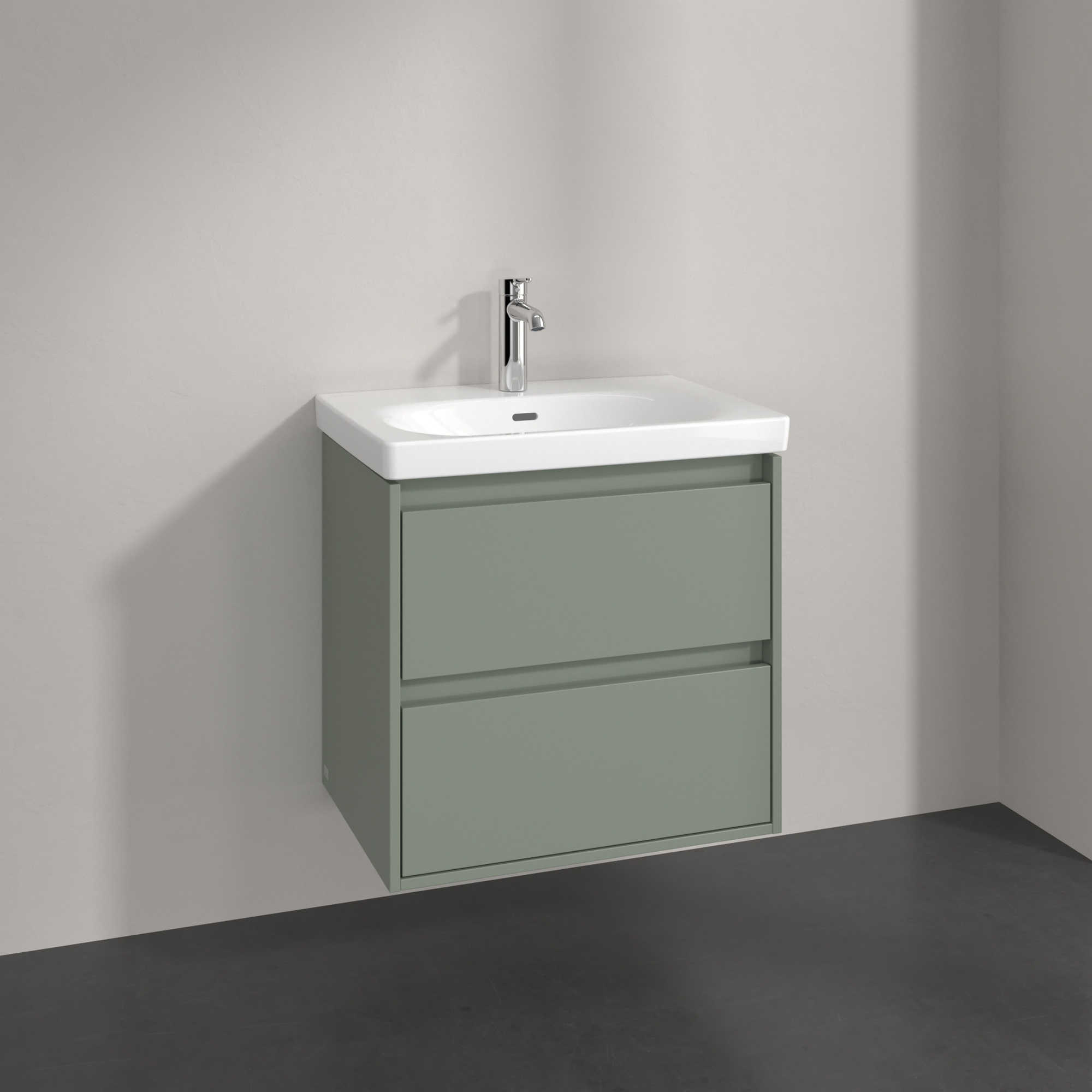 Villeroy & Boch Skyla szafka 62,2x43,9x59,6 cm podumywalkowa wisząca Soft Green C79500AF
