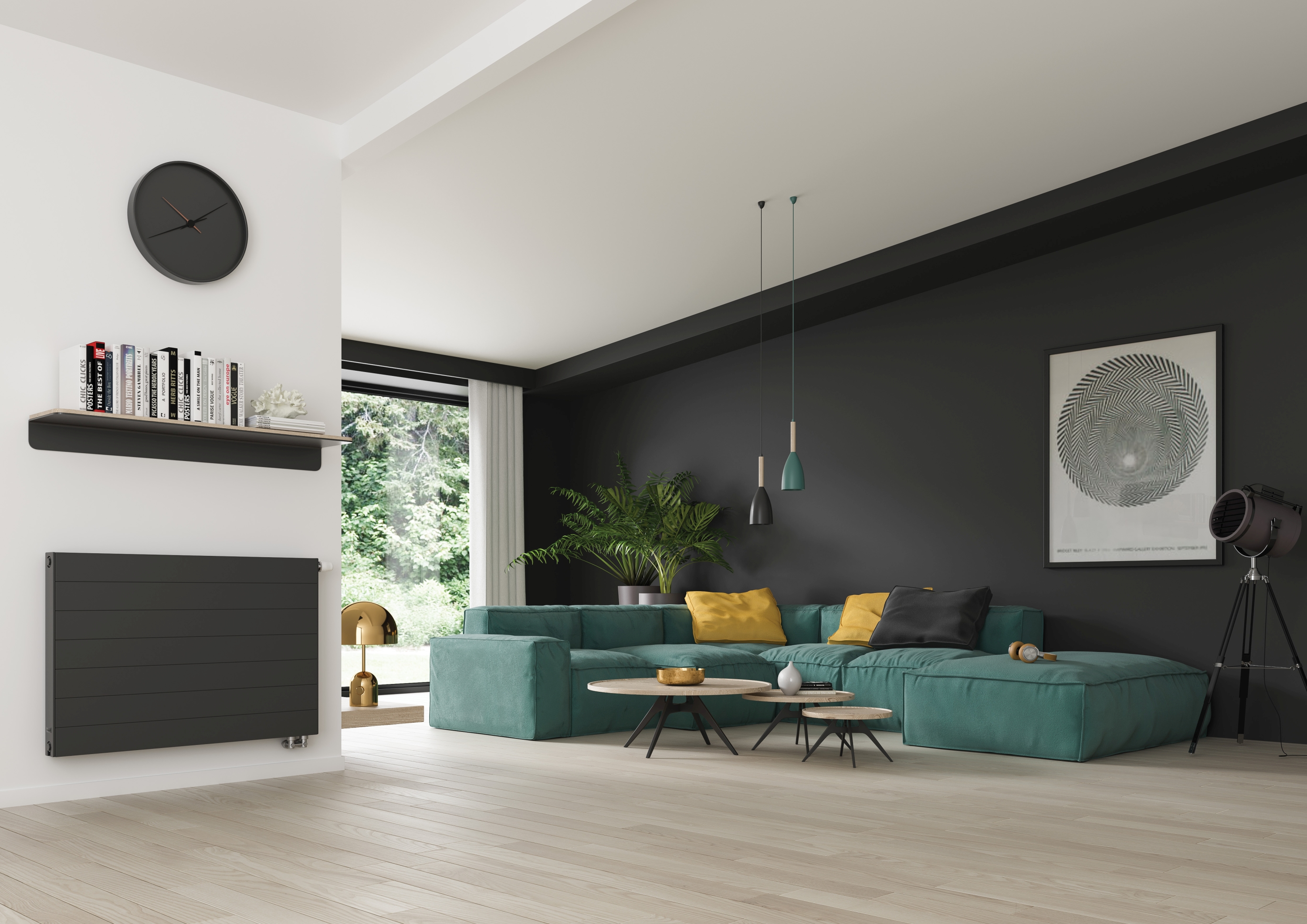 Purmo Ramo Ventil Compact grzejnik płytowy podłączenie dolne biały RCV22 300x1400