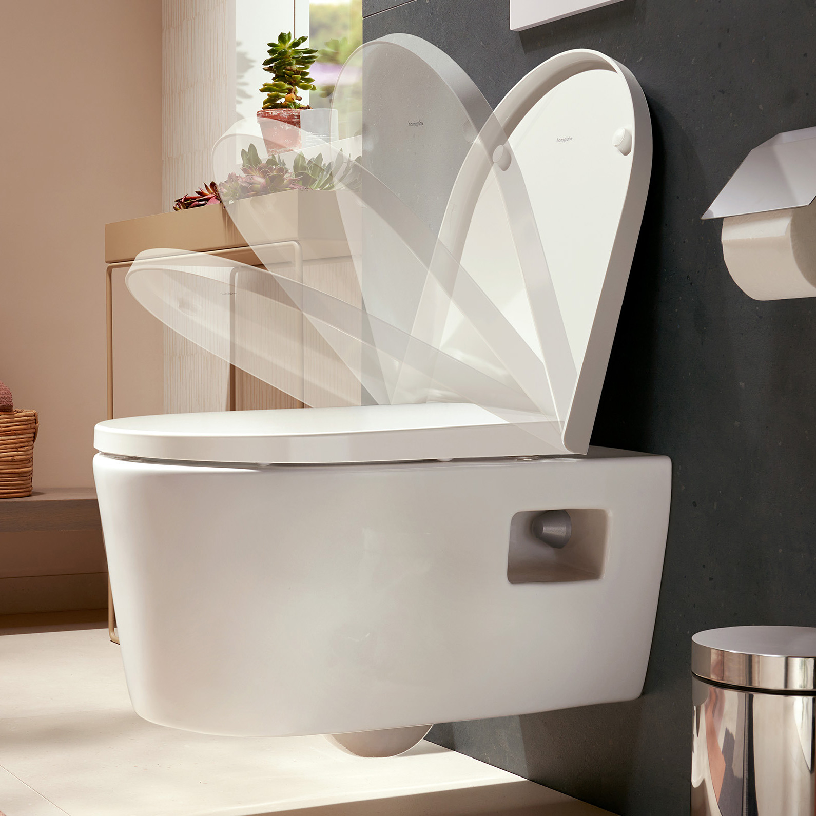 Hansgrohe EluPura Original S deska sedesowa wolnoopadająca biała 60148450 - Wysyłka w 24h